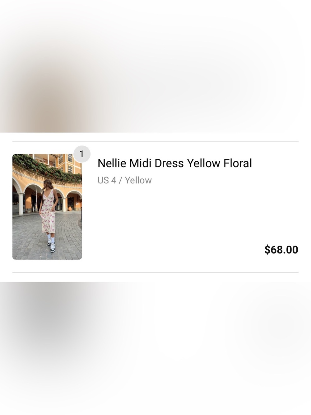 Nellie Midi Dress Yellow Floral - Picture 5 of 9